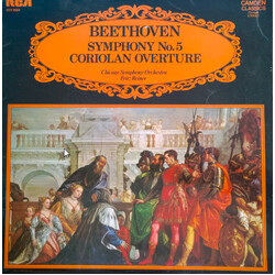 Ludwig van Beethoven / Fritz Reiner / The Chicago Symphony Orchestra Symphony No. 5 / Coriolan Overture Vinyl LP USED