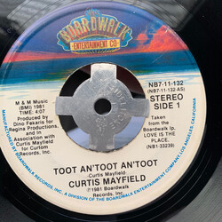 Curtis Mayfield Toot An'Toot An'Toot USED VINYL 7INCH 45 RPM SINGLE