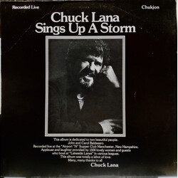 Chuck Lana Sings Up A Storm Vinyl LP USED