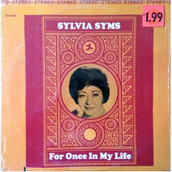 Sylvia Syms For Once In My Life Vinyl LP USED