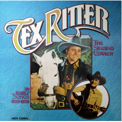 Tex Ritter The Singing Cowboy Vinyl 2 LP USED