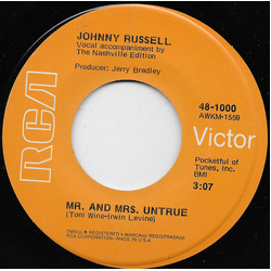 Johnny Russell (2) Mr. And Mrs. Untrue / I'm Stayin' Vinyl 7" USED