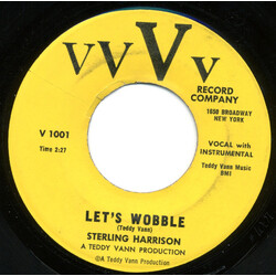 Sterling Harrison Let's Wobble / The Church Bells Ring USED VINYL 7INCH 45 RPM SINGLE