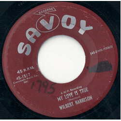 Wilbert Harrison My Love Is True / I Know My Baby Loves Me USED VINYL 7INCH 45 RPM SINGLE