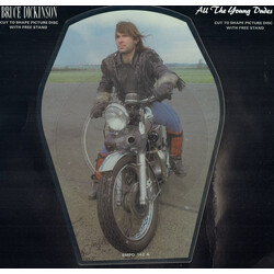Bruce Dickinson All The Young Dudes USED VINYL 7INCH 45 RPM SHAPE PICTURE DISC