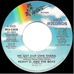 Heavy D. & The Boyz We Got Our Own Thang USED VINYL 7INCH 45 RPM