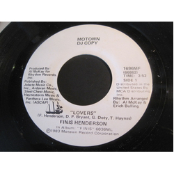 Finis Henderson Lovers Vinyl 7" USED