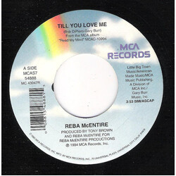 Reba McEntire Till You Love Me USED VINYL 7INCH 45 RPM SINGLE