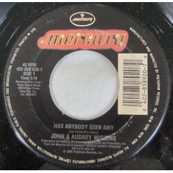 John & Audrey Wiggins Has Anybody Seen Amy / Memory Making Night USED VINYL 7INCH 45 RPM SINGLE
