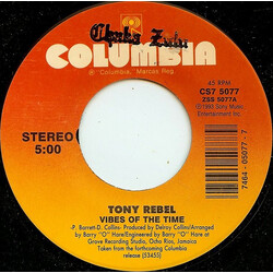 Tony Rebel Vibes Of The Time USED VINYL 7INCH 45 RPM STEREO