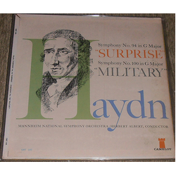 Joseph Haydn / Orchester Des Nationaltheaters Mannheim / Herbert Albert Symphony No. 94 In G Major "Surprise" / Symphony No. 100 In G Major "Military"