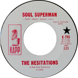 The Hesitations Soul Superman Vinyl 7" USED