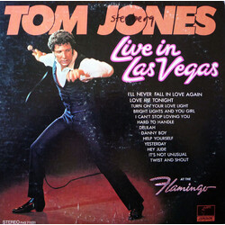 Tom Jones Live In Las Vegas Vinyl LP USED