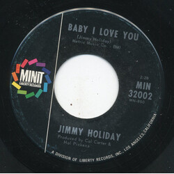 Jimmy Holiday Baby I Love You / You Won't Get Away VINYL 7" USED