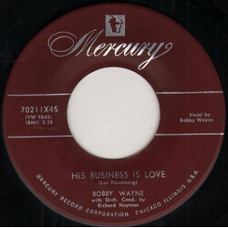 Bobby Wayne (3) His Business Is Love / Miserable Love USED VINYL 7INCH 45 RPM