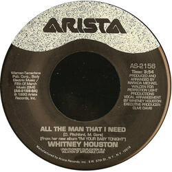 Whitney Houston All The Man That I Need USED VINYL 7INCH 45 RPM SINGLE