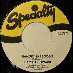 Camille Howard Bangin' The Boogie USED VINYL 7INCH 45 RPM SINGLE REISSUE