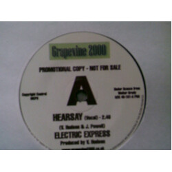 The Electric Express Hearsay USED VINYL 7INCH PROMO REISSUE