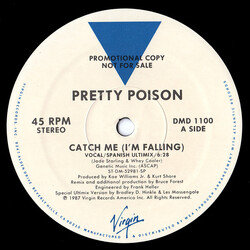 Pretty Poison Catch Me (I'm Falling) VINYL 12" USED