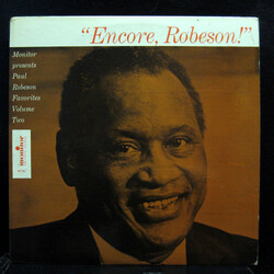 Paul Robeson "Encore, Robeson!" Monitor Presents Paul Robeson Favorites Volume Two Vinyl LP USED
