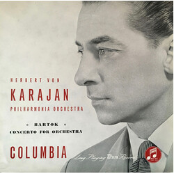 Herbert von Karajan / Philharmonia Orchestra / Béla Bartók Concerto For Orchestra Vinyl LP USED