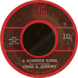 Chad & Jeremy A Summer Song / Yesterday's Gone USED VINYL 7INCH 45 RPM STYRENE