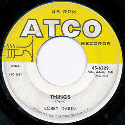 Bobby Darin Things USED VINYL 7INCH 45 RPM