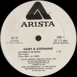 Roger St. Kenerly / Stephanie Spruill Last Train To The Boogie USED VINYL 12INCH 33 S RPM PROMO