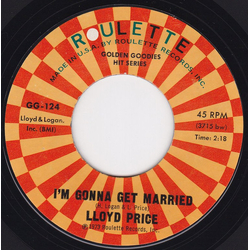 Lloyd Price I'm Gonna Get Married / Just Because Vinyl 7" USED