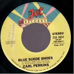 Carl Perkins Blue Suede Shoes / Rock On Around The World Vinyl 7" USED