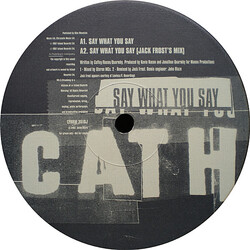 Cath Coffey Say What You Say USED VINYL 12INCH 33 S RPM PROMO