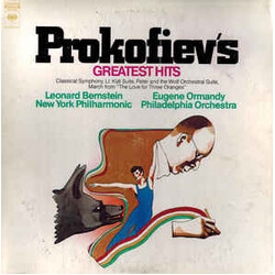 Leonard Bernstein / Eugene Ormandy Prokofiev's Greatest Hits Vinyl LP USED