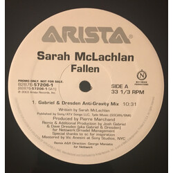 Sarah McLachlan Fallen VINYL 12" USED