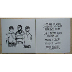 C. Spencer Yeh / Jon Lorenz / Ryan Jewell Live At CAC 7.21.08 USED VINYL 7INCH LIMITED EDITION