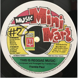 Frankie Paul / Errol Tee This Is Reggae Music USED VINYL 12INCH 45 RPM EP
