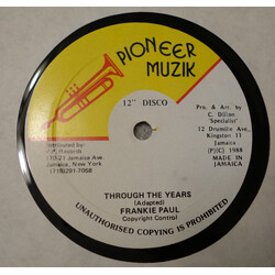 Frankie Paul Through The Years USED VINYL 12INCH 45 RPM