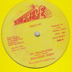 Brigadier Jerry My Imagination / Invasion S.A. USED VINYL 12INCH 45 RPM SINGLE