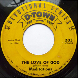 The Meditation Singers The Love Of God / Is Your All On The Altar USED VINYL 7INCH 45 RPM