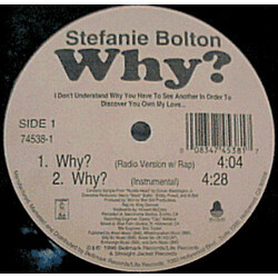 Stefanie Bolton Why? USED VINYL 12INCH