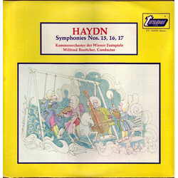 Joseph Haydn / Kammerorchester Der Wiener Festspiele / Wilfried Boettcher Symphonies Nos. 15, 16, 17 Vinyl LP USED