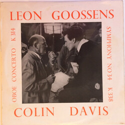 Leon Goossens / Sir Colin Davis Oboe Concerto, K 314 / Symphony No. 34, K 338 Vinyl LP USED
