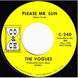 The Vogues Please Mr. Sun USED VINYL 7INCH 45 RPM SINGLE