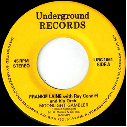 Frankie Laine / Ray Conniff & His Orchestra / Ersel Hickey Moonlight Gambler / Bluebirds Over The Mountain USED VINYL 7INCH 45 RPM