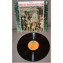 New York Pro Musica / Noah Greenberg Songs Of Shakespeare's Time Vinyl LP USED