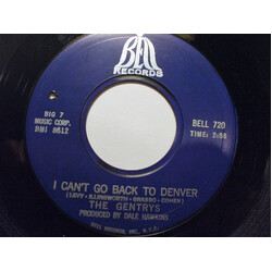 The Gentrys I Can't Go Back To Denver USED VINYL 7INCH 45 RPM SINGLE STYRENE