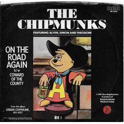 The Chipmunks On The Road Again USED VINYL 7INCH 45 RPM SINGLE STYRENE