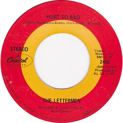 The Lettermen Hurt So Bad VINYL 7" USED