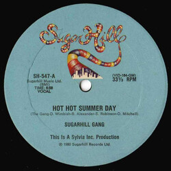 Sugarhill Gang Hot Hot Summer Day USED VINYL 12INCH 33 S RPM