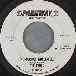 The Tymes Wonderful! Wonderful! / Come With Me To The Sea USED VINYL 7INCH SINGLE 45 RPM PROMO