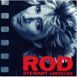 Rod Stewart Camouflage Vinyl LP USED